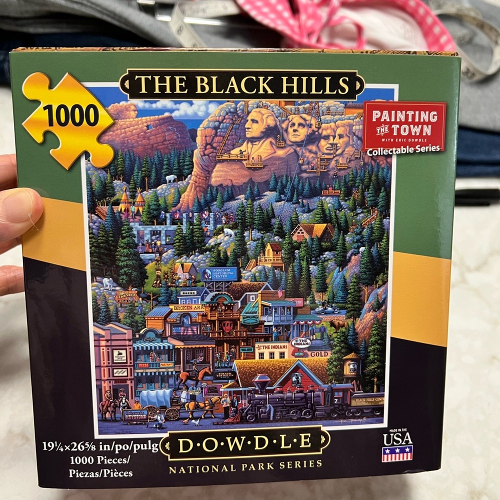 Dowdle National Park Series puzzle. The Black Hills. 1000 piece.